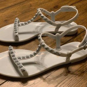 Rebecca Minkoff Sava T Strap Jelly Sandals